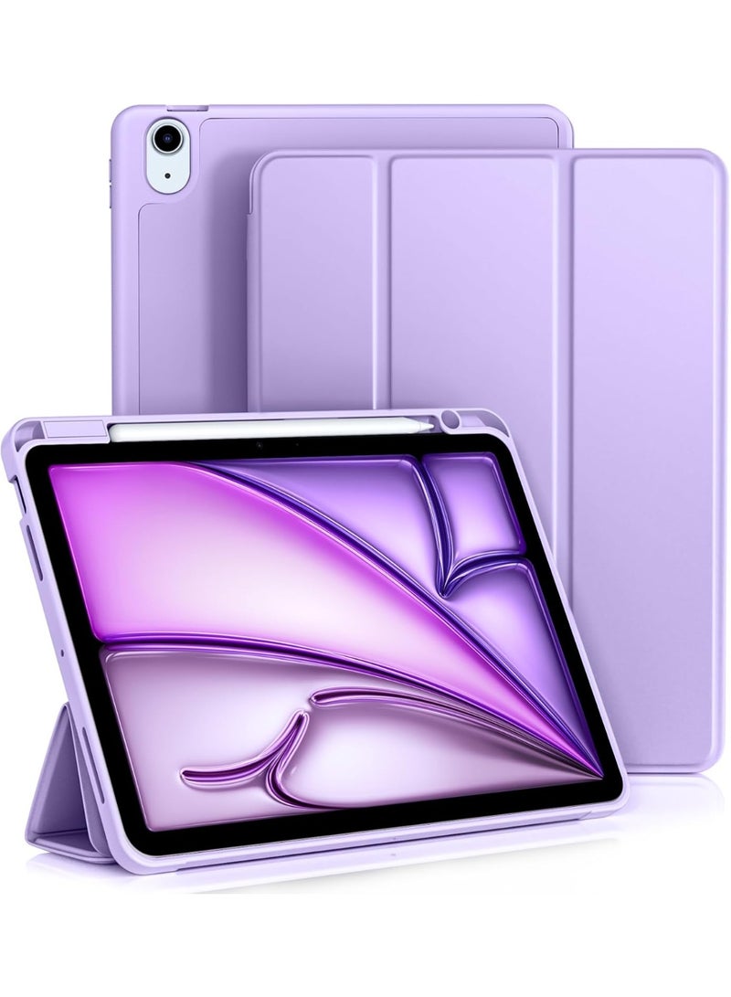 Case for iPad Air 11 Inch 2025 M3/2024 M2/Air 7 6 5 4 Generation (2025/2024/2022/2020) 10.9 Inch with Pencil Holder, Smart Stand Cover, Supports Apple Pencil Charging, Auto Wake/Sleep - Image 1